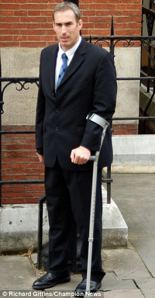 Landmark ruling: Amputee Kevin Mansfield lost his fight to stop his ex-wife Cathryn from claiming over half of his compensation after a judge ruled it to be an asset of their marriage
